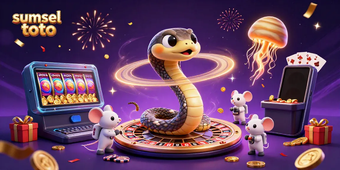 Experience thrilling bets with sumsel toto as cosmic characters bring casino excitement alive.