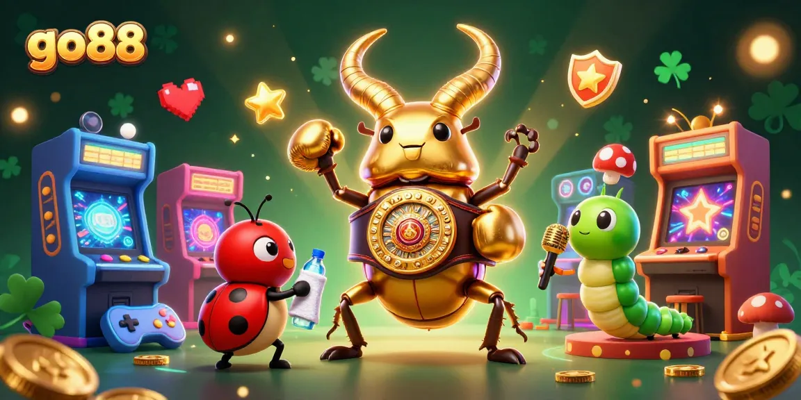 Experience the excitement of go88 as the golden stag beetle challenges in the ultimate casino showdown.
