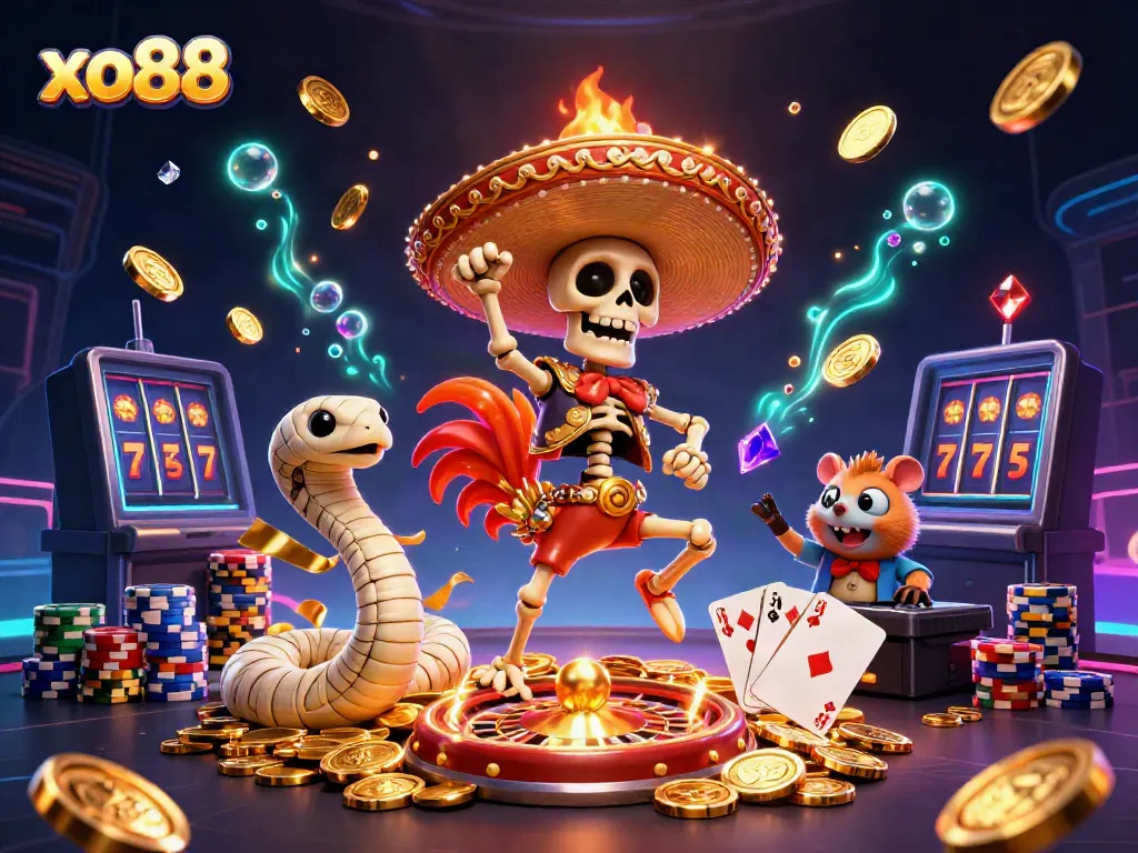 Engage with exciting gameplay at xo88 featuring vibrant casino elements and characters.