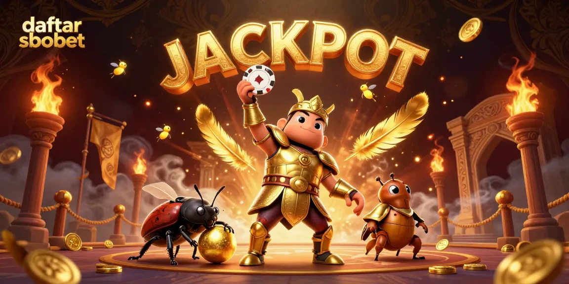 Engage with daftar sbobet in a thrilling 3D scene featuring unique characters and dynamic casino elements.