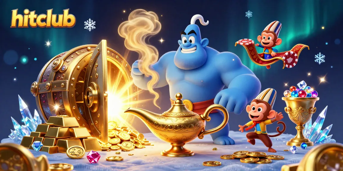 Hitclub offers players thrilling gaming action with vibrant treasures in an enchanting casino scene.